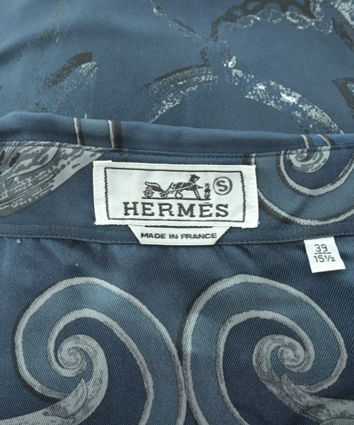 HERMES（エルメス）カジュアルシャツ 紺 サイズ:39(M位) メンズ/2200652524017