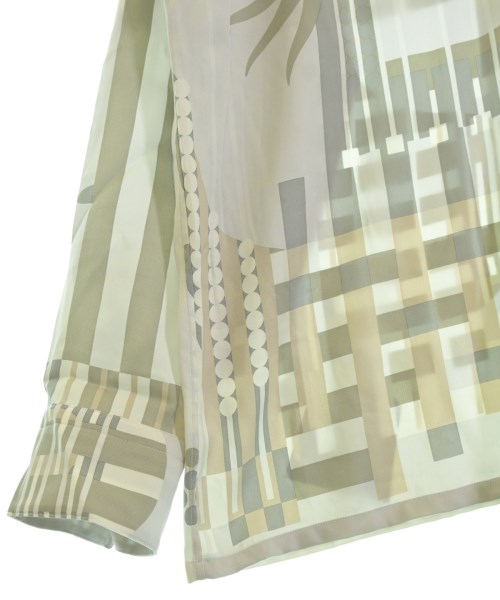 HERMES（エルメス）カジュアルシャツ グレー サイズ:39(M位) メンズ/2200652524024