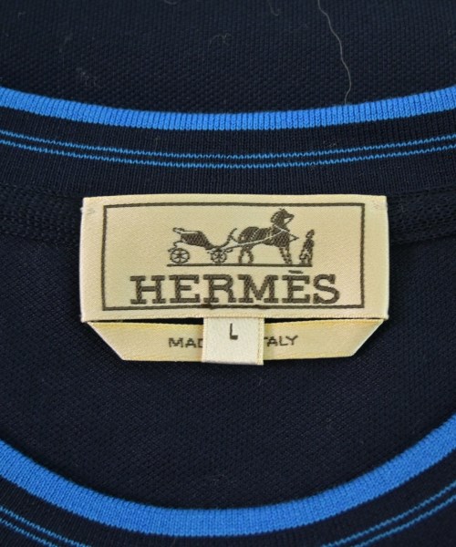 HERMES（エルメス）Tシャツ・カットソー 紺 サイズ:L メンズ/2200653075129