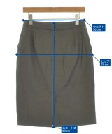 HERMES（エルメス）ひざ丈スカート グレー サイズ:38(S位) レディース/2200653075198