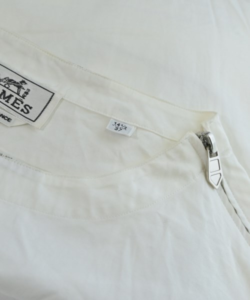 HERMES（エルメス）カジュアルシャツ 白 サイズ:37(XS位) メンズ/2200653244082