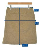 HERMES（エルメス）ひざ丈スカート 茶 サイズ:38(S位) レディース/2200653637013