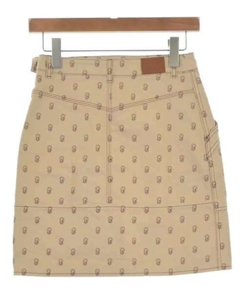 HERMES（エルメス）ミニスカート ベージュ サイズ:34(XXS位) レディース/2200653734088