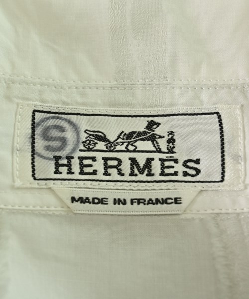 HERMES（エルメス）カジュアルシャツ 白 サイズ:40(L位) メンズ/2200653734095