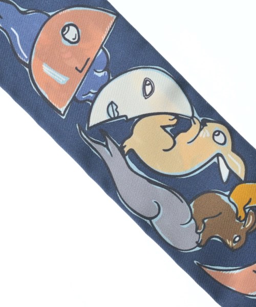 HERMES（エルメス）バンダナ・スカーフ 紺 サイズ:- レディース/2200653734132