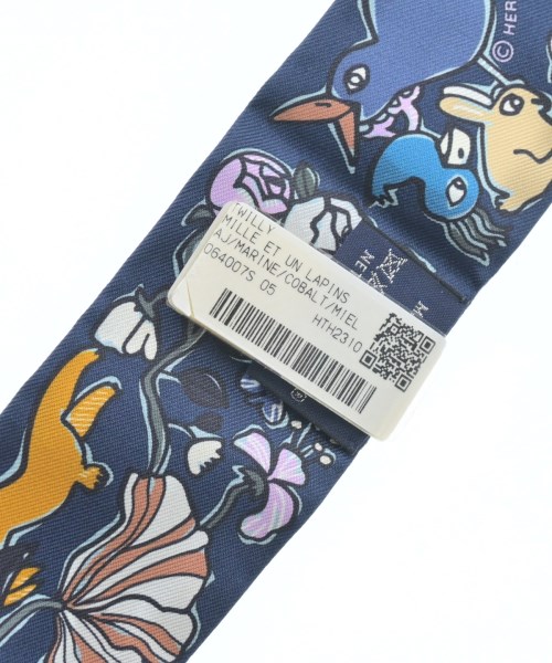 HERMES（エルメス）バンダナ・スカーフ 紺 サイズ:- レディース/2200653734132
