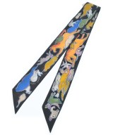 HERMES（エルメス）バンダナ・スカーフ 黒 サイズ:- レディース/2200653734149