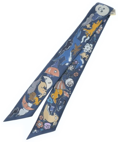 HERMES（エルメス）バンダナ・スカーフ 紺 サイズ:- レディース/2200653734156