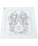 HERMES（エルメス）バンダナ・スカーフ 白 サイズ:70 レディース/2200653734194