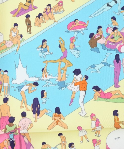 HERMES（エルメス）バンダナ・スカーフ 緑 サイズ:90 レディース/2200653734248