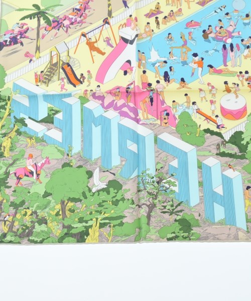 HERMES（エルメス）バンダナ・スカーフ 緑 サイズ:90 レディース/2200653734248