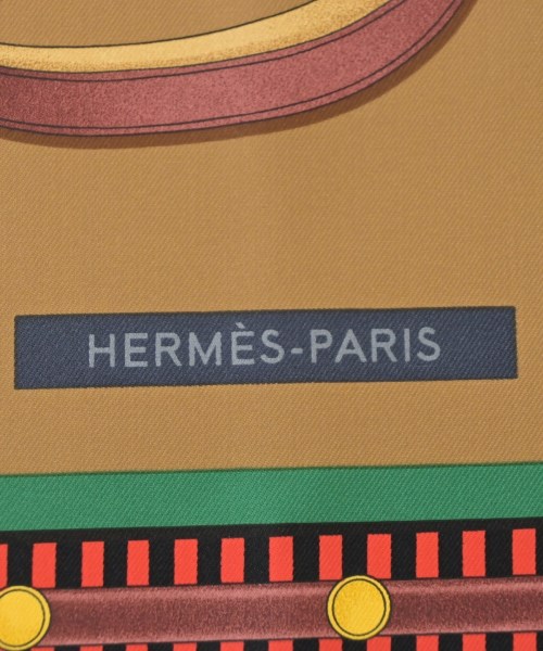 HERMES（エルメス）バンダナ・スカーフ ベージュ サイズ:90 レディース/2200653734293