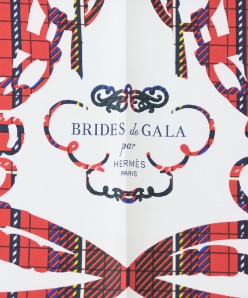 HERMES（エルメス）バンダナ・スカーフ 白 サイズ:45 レディース/2200653734316