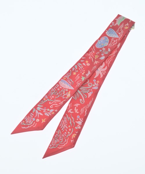 HERMES（エルメス）バンダナ・スカーフ 赤 サイズ:- レディース/2200653734323