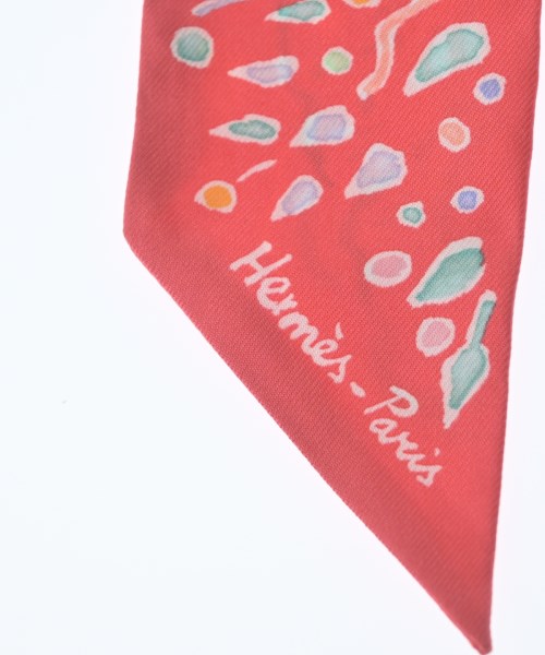 HERMES（エルメス）バンダナ・スカーフ 赤 サイズ:- レディース/2200653734323