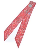 HERMES（エルメス）バンダナ・スカーフ 赤 サイズ:- レディース/2200653734323