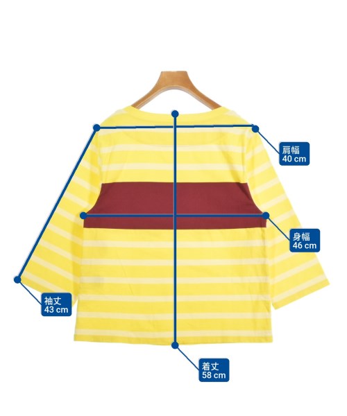 HERMES（エルメス）Tシャツ・カットソー 黄 サイズ:38(S位) レディース/2200653901015