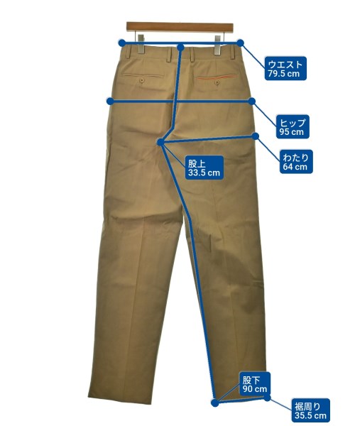 HERMES（エルメス）スラックス ベージュ サイズ:50(XL位) メンズ/2200653901022