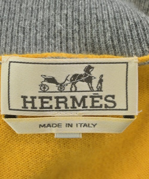 HERMES（エルメス）ニット・セーター 黄 サイズ:M メンズ/2200654098103