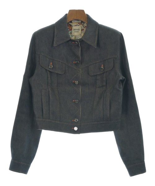 HERMES(エルメス)ブルゾン 紺 サイズ:38(S位)/2200647156025