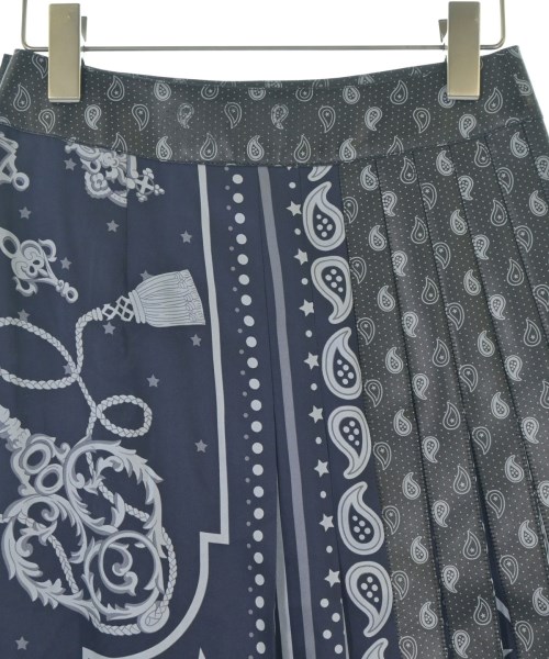 HERMES（エルメス）ひざ丈スカート 黒 サイズ:34(XXS位) レディース/2200647156032