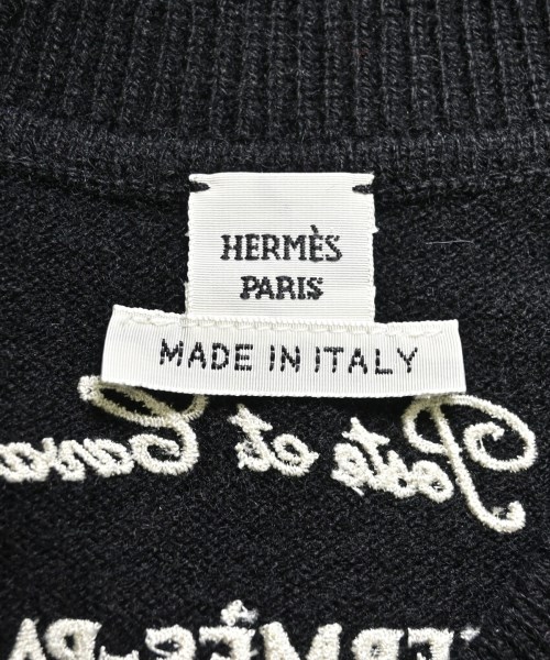HERMES（エルメス）カーディガン 黒 サイズ:36(S位) レディース/2200647156063
