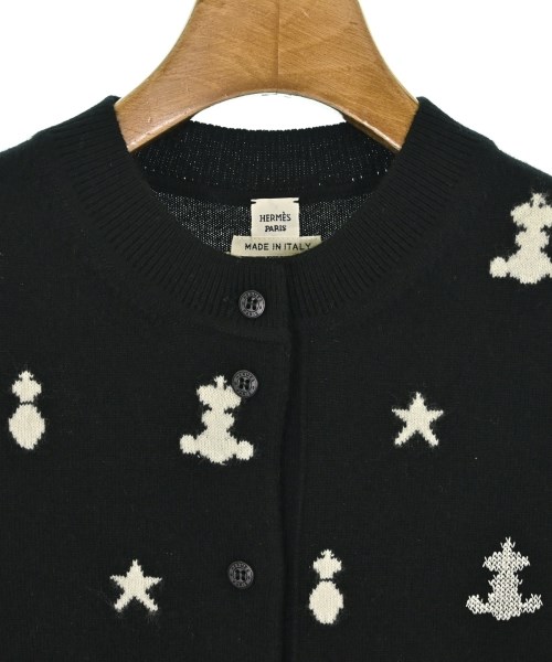 HERMES（エルメス）カーディガン 黒 サイズ:36(S位) レディース/2200647156063