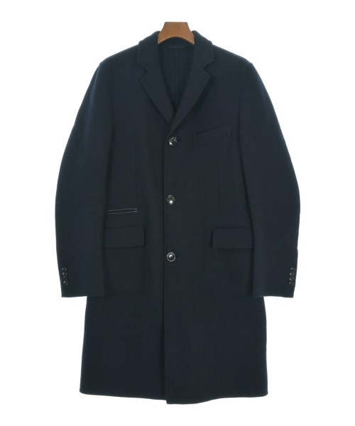 HERMES(エルメス)チェスターコート 紺 サイズ:48(L位)/2200648691013