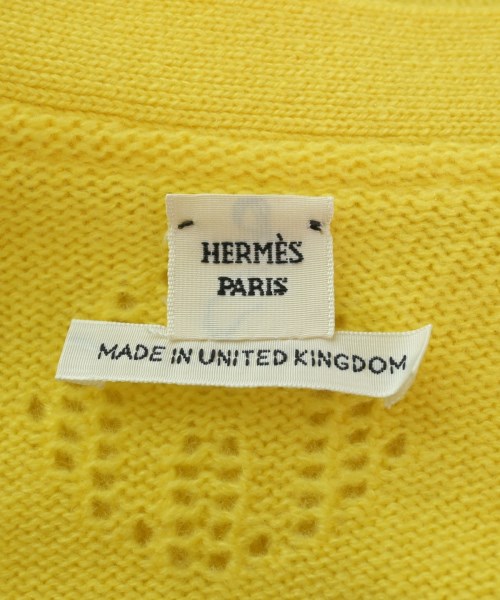 HERMES（エルメス）カーディガン 黄 サイズ:34(XXS位) レディース/2200654318010