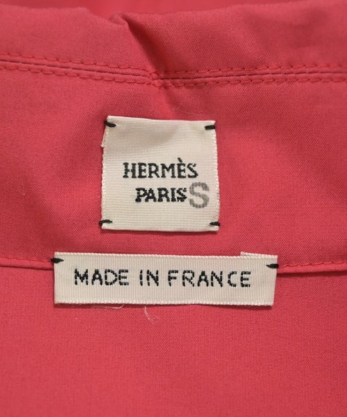 HERMES（エルメス）カジュアルシャツ 赤 サイズ:34(XXS位) レディース/2200654318034