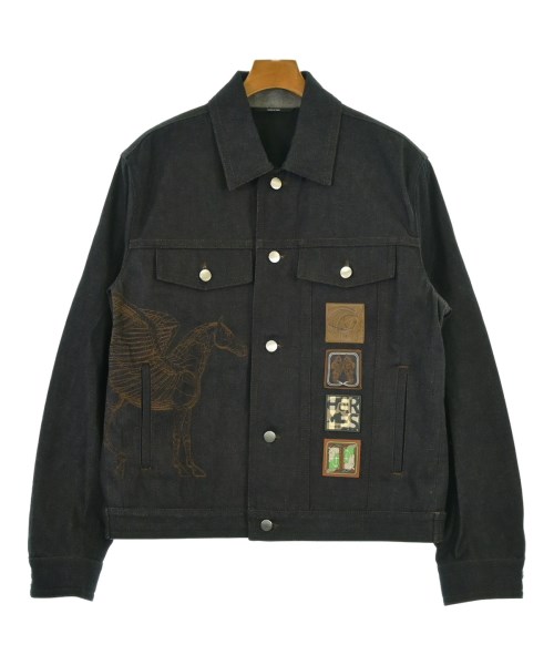 HERMES(エルメス)デニムジャケット 紺 サイズ:50(XL位)/2200654329016