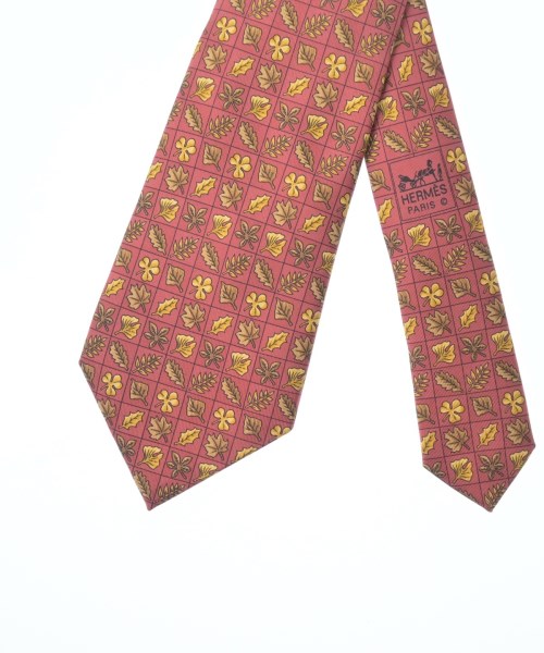 HERMES（エルメス）ネクタイ 赤 サイズ:- メンズ/2200654422052