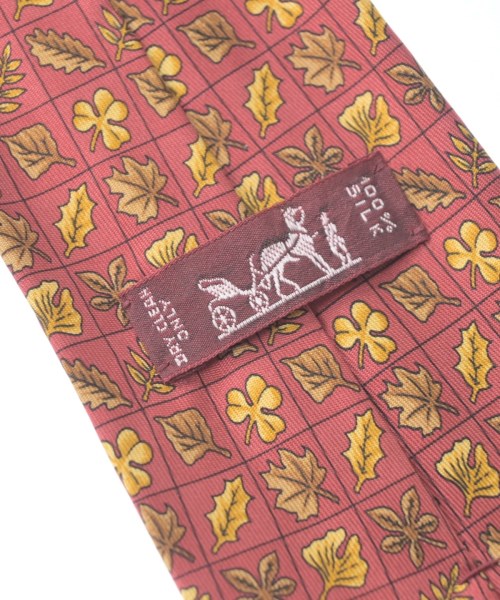 HERMES（エルメス）ネクタイ 赤 サイズ:- メンズ/2200654422052