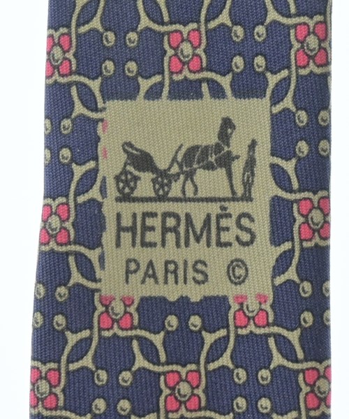 HERMES（エルメス）ネクタイ 紺 サイズ:- メンズ/2200696846014