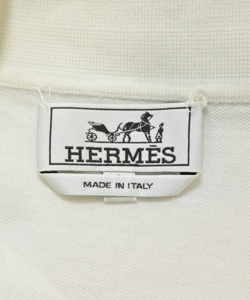 HERMES（エルメス）ポロシャツ 白 サイズ:S メンズ/2200700368037