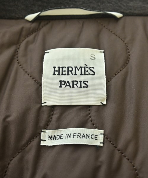HERMES（エルメス）ステンカラーコート 茶 サイズ:40(M位) レディース/2200702946011
