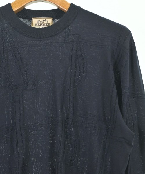 HERMES（エルメス）ニット・セーター 紺 サイズ:XS メンズ/2200703421050