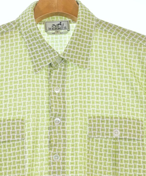 HERMES（エルメス）ポロシャツ 緑 サイズ:M メンズ/2200703501080
