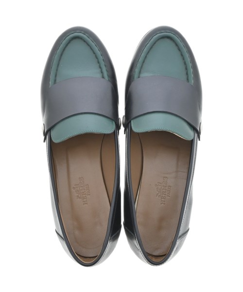 HERMES（エルメス）ドレスシューズ/ローファー 黒 サイズ:EU37 1/2(24cm位) レディース/2200703804020