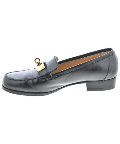 HERMES（エルメス）ドレスシューズ/ローファー 黒 サイズ:EU35 1/2(22cm位) レディース/2200704104020