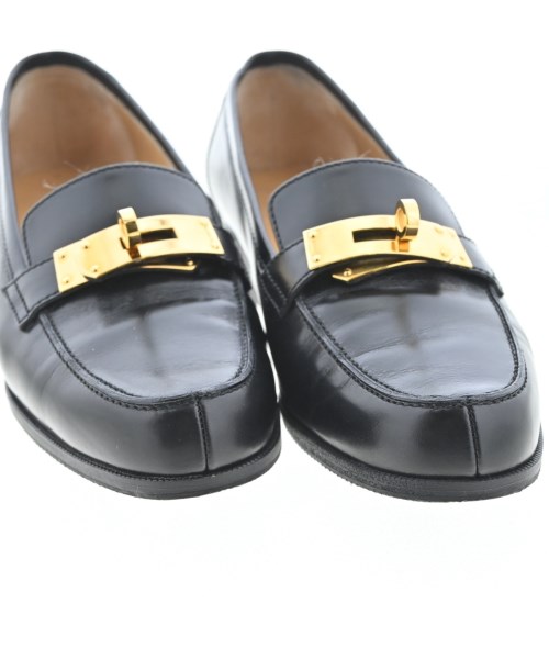 HERMES（エルメス）ドレスシューズ/ローファー 黒 サイズ:EU35 1/2(22cm位) レディース/2200704104020