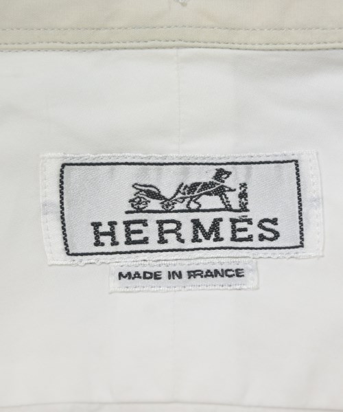 HERMES（エルメス）カジュアルシャツ 白 サイズ:38(S位) メンズ/2200704495012