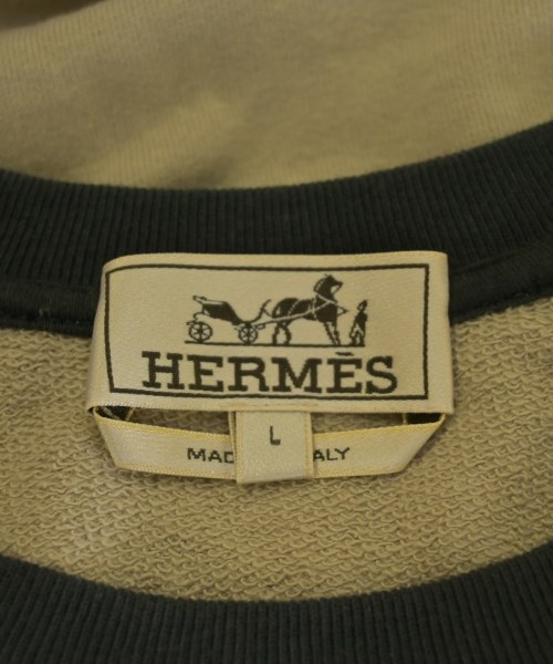 HERMES（エルメス）Tシャツ・カットソー ベージュ サイズ:L メンズ/2200704708013