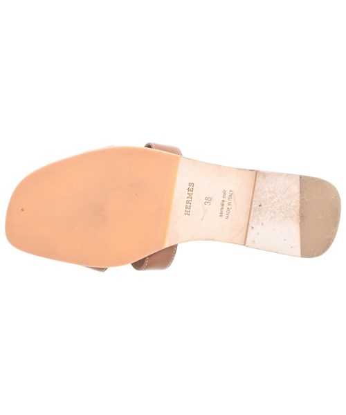 HERMES（エルメス）サンダル 茶 サイズ:EU38(24.5cm位) レディース/2200702484056