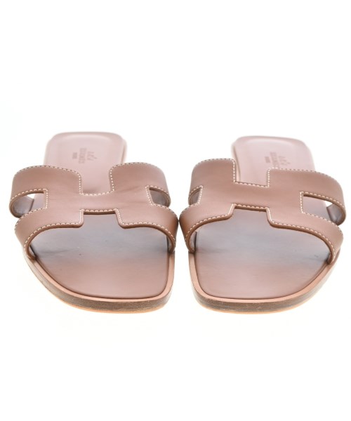 HERMES（エルメス）サンダル 茶 サイズ:EU38(24.5cm位) レディース/2200702484056