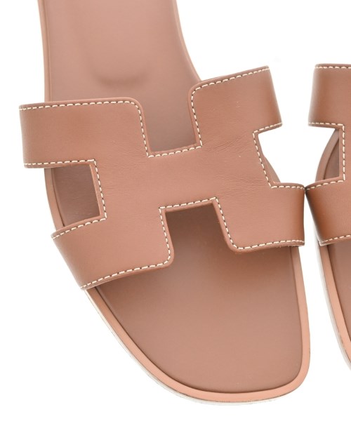 HERMES（エルメス）サンダル 茶 サイズ:EU38(24.5cm位) レディース/2200702484056