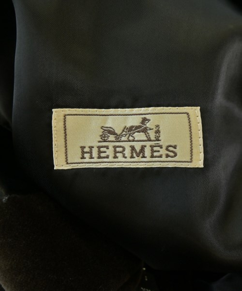 HERMES（エルメス）ブルゾン 茶 サイズ:48(L位) メンズ/2200705053013