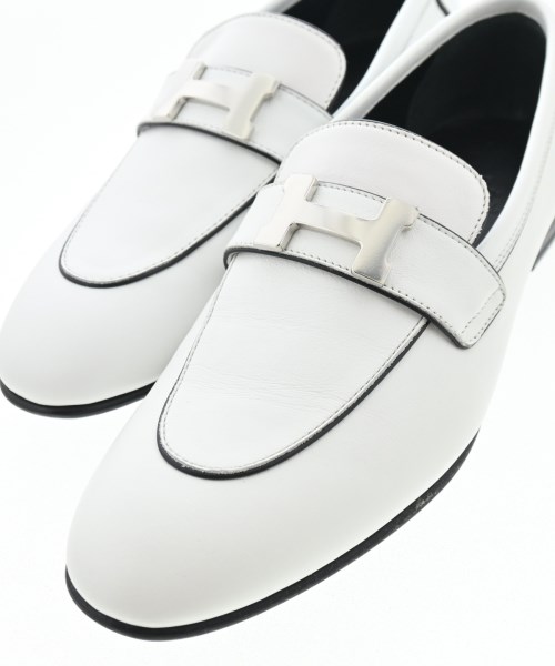 HERMES（エルメス）ドレスシューズ/ローファー 白 サイズ:36 1/2(23.5cm位) レディース/2200705294010