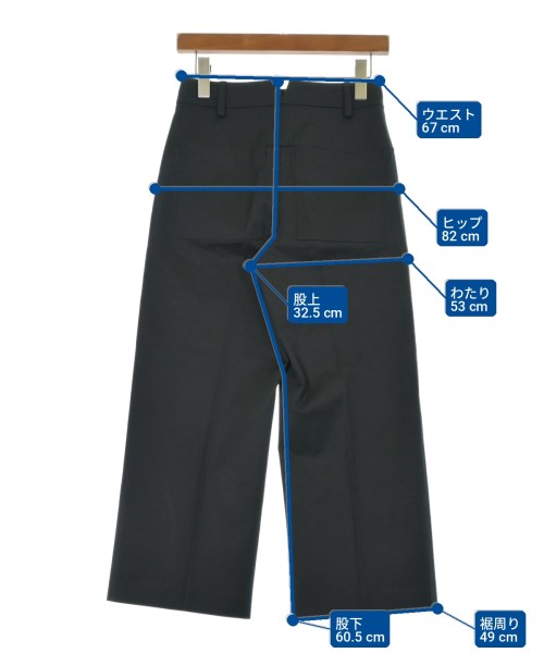 HERMES（エルメス）スラックス 黒 サイズ:34(XXS位) レディース/2200699774161