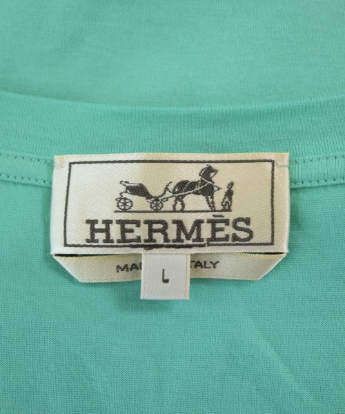 HERMES（エルメス）Tシャツ・カットソー 緑 サイズ:L メンズ/2200705174046
